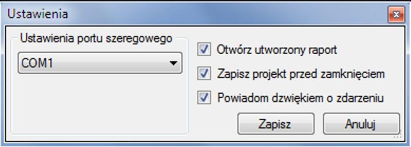 Grup może być maksymalnie 8. Pierwszy przycisk rozwija listę dostępnych grup.