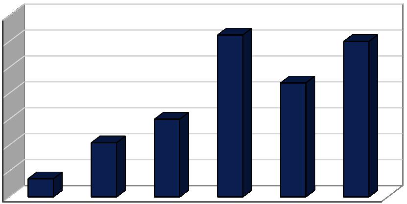 Portfel zamówień GK PBG w latach 2006 2010 PORTFEL ZAMÓWIEŃ PORTFEL ZAMÓWIEŃ NA DZIEŃ 1 PAŹDZIERNIKA 2010 7 000 Gaz ziemny, ropa naftowa i paliwa 37,0% 6 000 5 000 6 250 6 000 Woda 17,4% 4 000 4 400