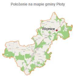 Wicimice oddalone są od siedziby gminy około 13 km.