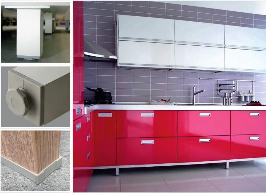 STELAŻE MEBLOWE furniture aluminium footing solidny