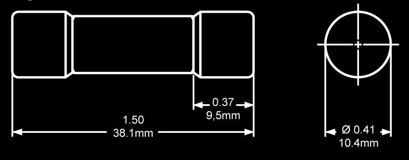 2; UL Listed Standard UL2579 File E333668; IEC 60269-6 Certified; RoHS Producent: MERSEN (FERRAZ SHAWMUT) Typ I n [A] Ilość HP10M1 1 Straty mocy [W] Nr artykułu 70% I n 80% I n 100% I n 0,125 0,175