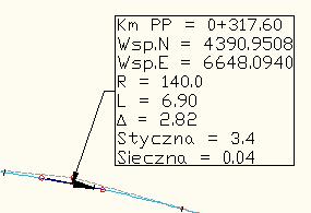 przechyłki kolejowej maksymalna przechyłka