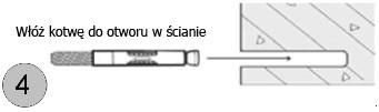 Krok 3: Wiercenie otworów: Użyj 14 mm wiertła do betonu. Otwory powinny mieć 9 cm głębokości w ścianie i muszą być wiercone w litej ścianie lub betonie.