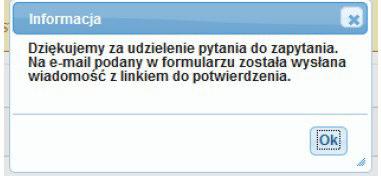 10) Należy wypełnić wszystkie pola. Jednocześnie Zamawiający sugeruje, aby treść pytania załączyć, jako odrębny plik wykorzystując ikonę Dodaj plik.