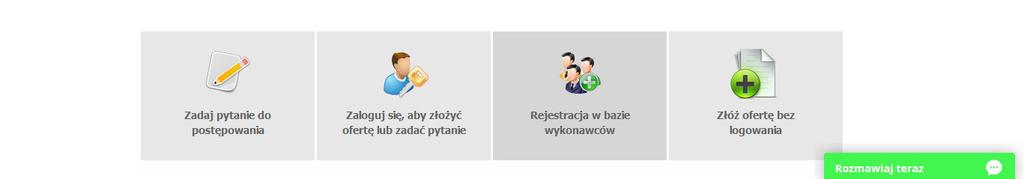 należy wejść na stronę plaformy zakupowej. 2) Po wyświetleniu strony logowania należy przejść w zakładkę Strona główna.