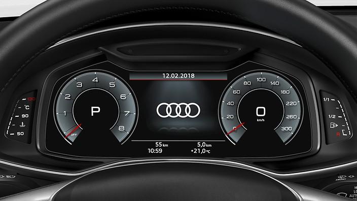 Wyposażenie dodatkowe (1/2) czarny Briliant Audi virtual cockpit System MMI