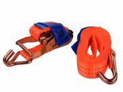 31 G02374 Ratchet Tie Down Strap with J Hooks 4m/2T/35mm Pas transportowy z grzechotką 4m/2T/35mm (25) 32 G02376 Ratchet Tie Down Strap with J Hooks 6m/2T/35mm Pas