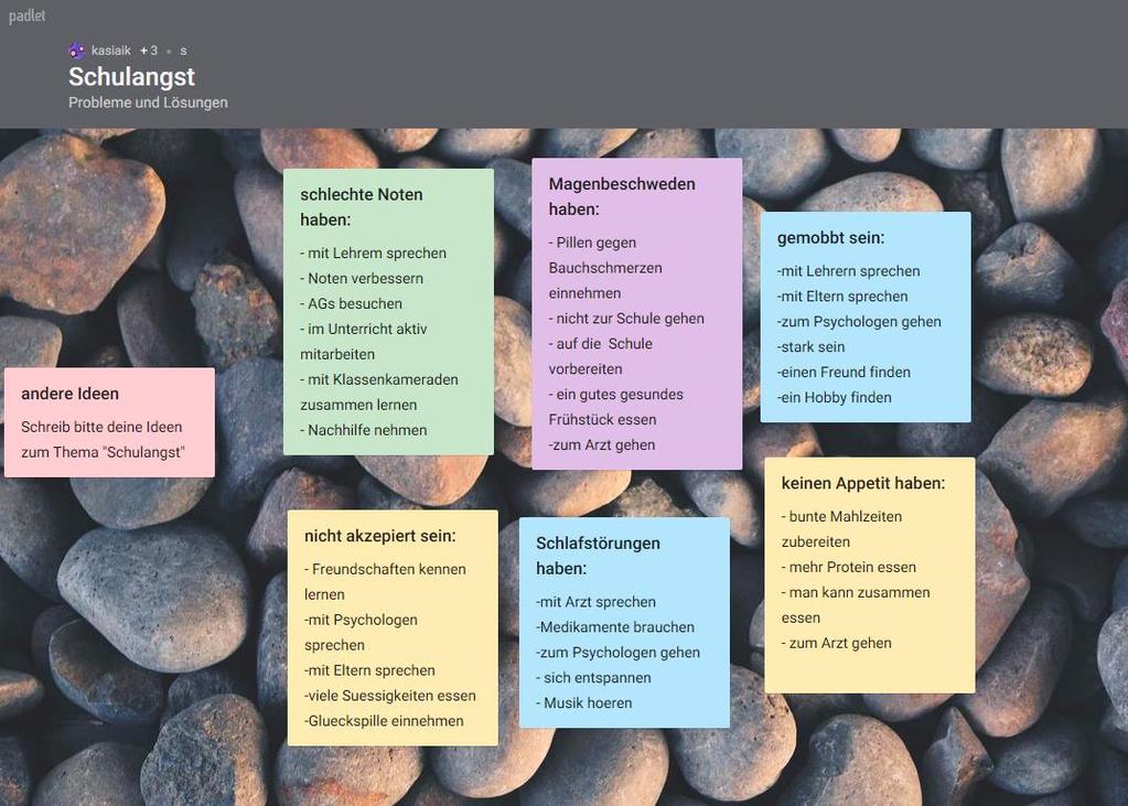 6. Padlet aplikacja umożliwia tworzenie jednoczesnego tworzenia wpisów przez wielu