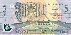 B/1 Australia 5 dolarów