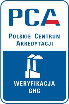 ZAKRES AKREDYTACJI WERYFIKATORA PROWADZĄCEGO DZIAŁANIA W OBSZARZE EMISJI GAZÓW CIEPLARNIANYCH SCOPE OF ACCREDITATION FOR VERIFIER PERFORMING ACTIVITIES IN THE FIELD OF GREEN HOUSE GAS EMISSIONS Nr/No