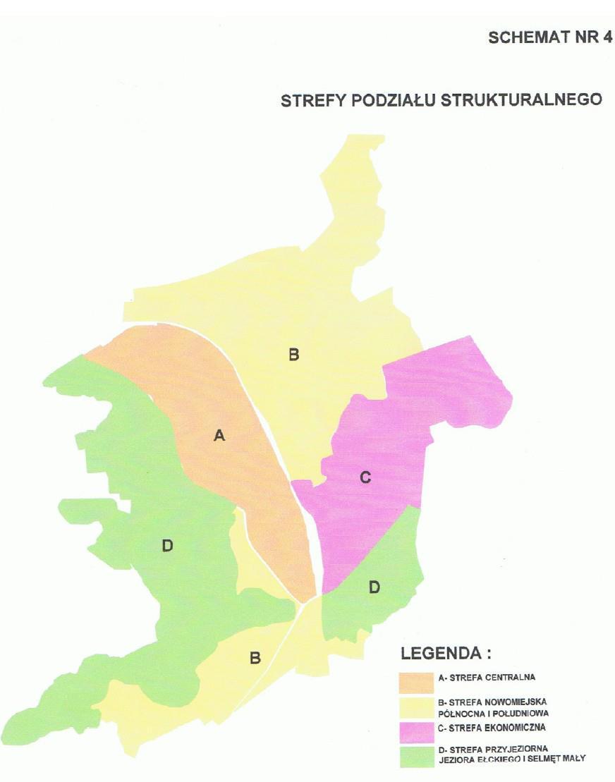 3. STREFY STRUKTURALNE I ICH FUNKCJE Podział miasta na strefy strukturalne miejskie