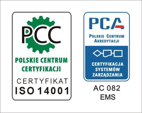 1 Stosowanie znaku certyfikacji (w przypadku nie akredytowanej certyfikacji systemu zarządzania) Rysunek 1 Wzór znaku certyfikacji PCC (w zależności od rodzaju systemu zarządzania).