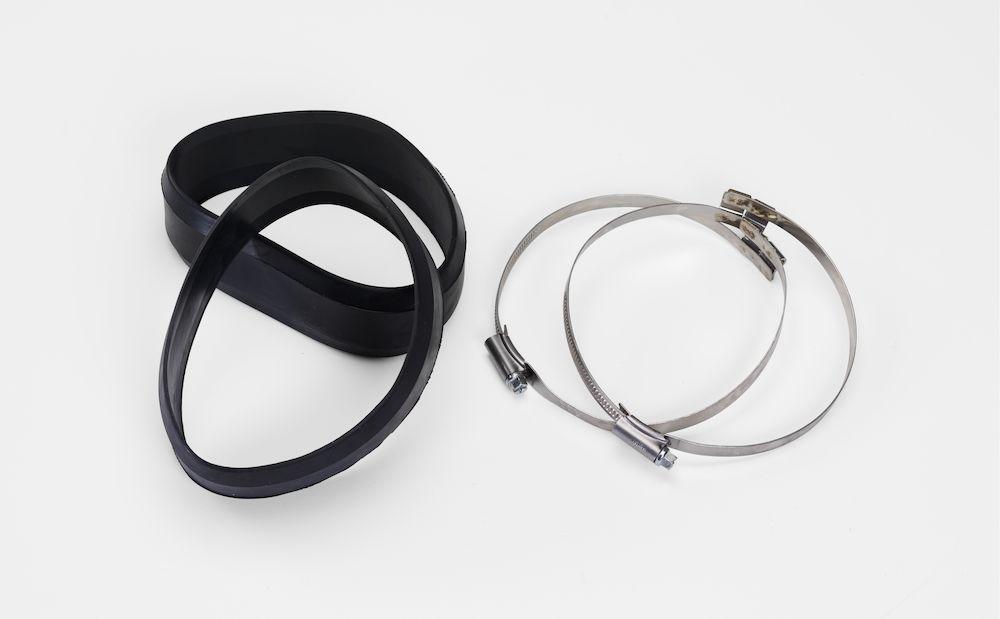 Rubber sleeve, hose clamp 4"NTP,2pc 20376475 Rubber sleeve,hose