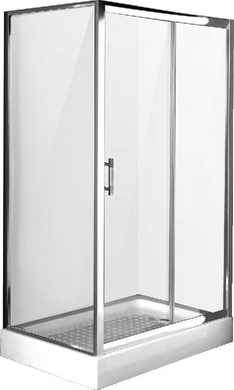 INSTRUKCJA MONTAŻU KABINY PERLA Duo 80 x 100 x 200 cm MODEL: SLT-JF 80 Szanowny Kliencie, dziękujemy za wybór naszej kabiny prysznicowej.