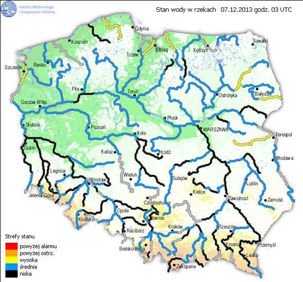 INFORMACJE HYDROLOGICZNO