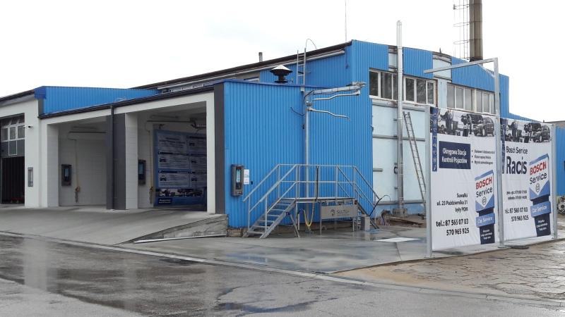 Suwałki Okręgową stację kontroli pojazdów w Suwałkach wyposażyliśmy w 3-stanowiskową myjnię bezdotykową.