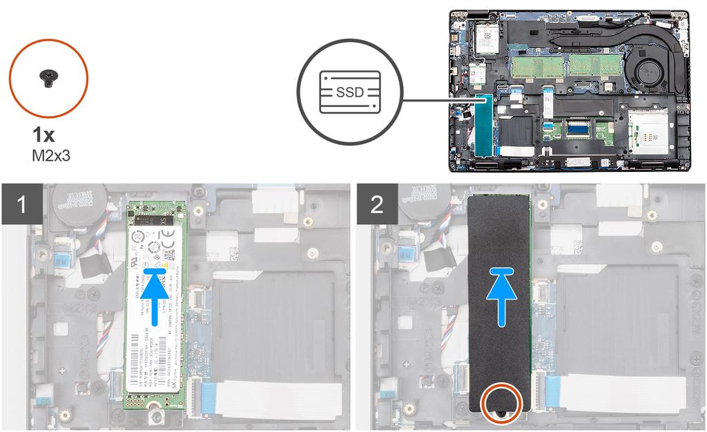 Instalowanie karty SSD SATA M.