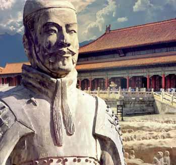 Wieczorem bankiet piero kowy w słynnej restau g. Nocleg w Xi an. XI AN LUOYANG dzanie murów oraz bram starego miasta zbudowanych w czasach dynastii Ming.