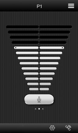 Funkcjonalność aplikacji Beltone SmartRemote 1 3 1. Dostosuj poziom głośności w swoich aparatach słuchowych lub wycisz je.