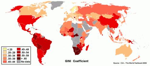 WSPÓŁCZYNNIK GINIEGO Współczynnik Giniego (Gini coefficient) miara statystyczna, która mówi o koncentracji rozkładu.