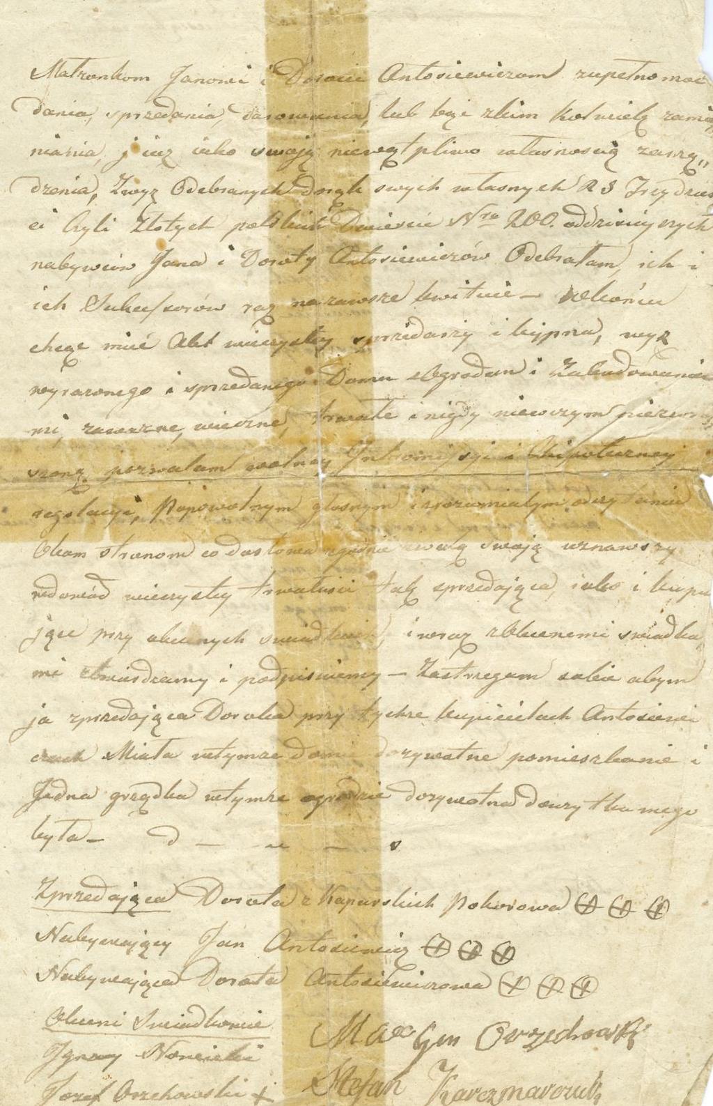 12 Historia Grabowca; dokumenty, legitymacje, dyplomy, medale, ; 1837-1879 Dokument 11 Rok