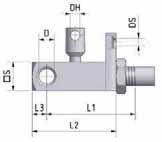 5 mm 7.5 mm 15 mm 8.1 mm 5.1 mm 4.1 mm Zwalniacze hydrauliczne Y są dobrane i dopasowane do potrzeb klienta.