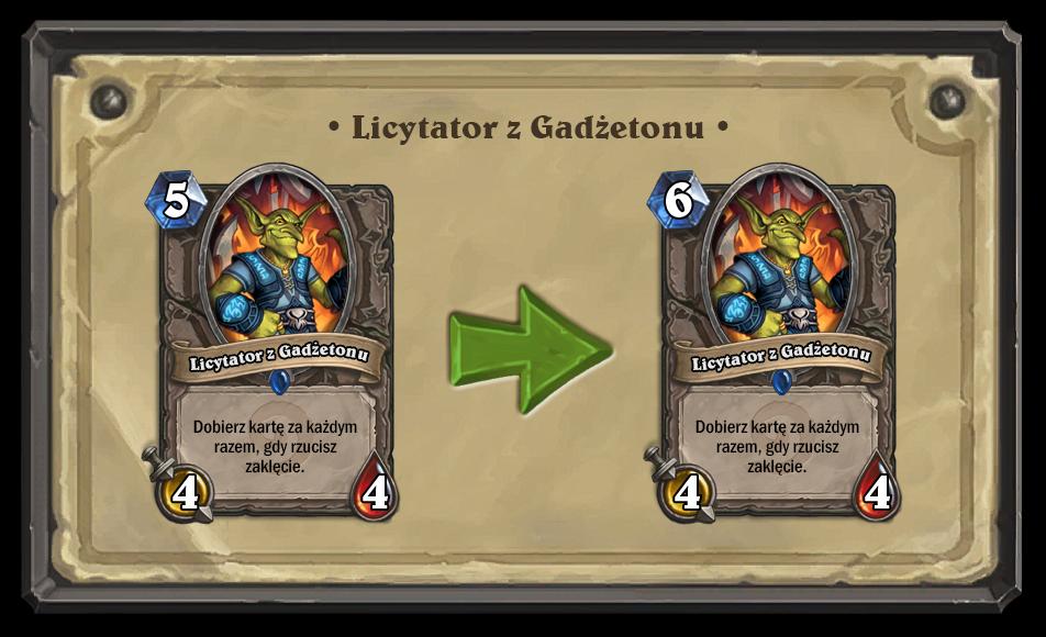 Hearthstone. Dzięki tej zmianie Flara nadal będzie skuteczna w grze przeciwko taliom bazującym na sekretach, za to słabsza względem innych talii.