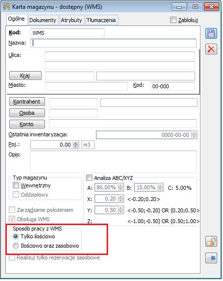 2 Współpraca z Comarch WMS 2.1 