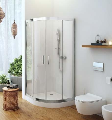 Kwartalnik Promocyjny kabiny prysznicowe 3+2 LATA Kwartalnik Promocyjny kabiny prysznicowe 3+2 LATA Seria 201 Kabina półokrągła - drzwi suwane - szkło przeźroczyste