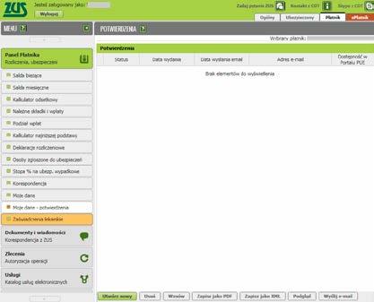 dla płatnika składek Udzielaj pełnomocnictw do profilu PUE ZUS Aby udzielić dostępu do swoich danych na PUE ZUS innej osobie, złóż do nas stosowne pełnomocnictwo.