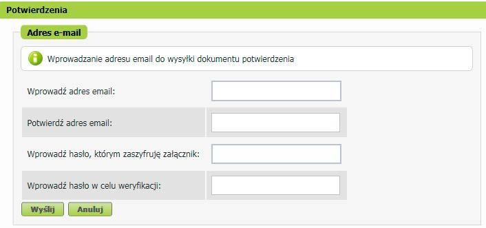 Potwierdzenie danych z ZUS Wystawione potwierdzenie możesz zapisać jako PDF, XML lub wysłać e-mailem na dowolny adres. Zapisane potwierdzenie zmieni wtedy status na Wydany.