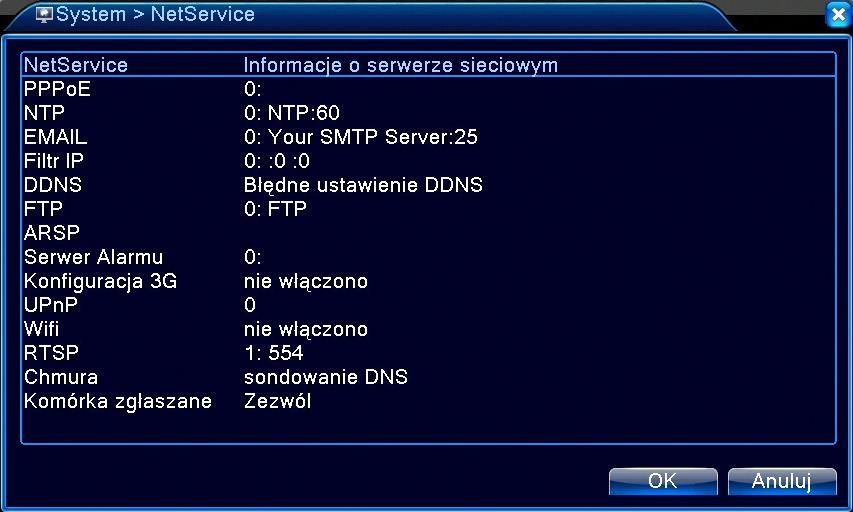 DHCP - Funkcja automatycznego dynamicznego pozyskania adresu IP zalecane tylko do tymczasowego połączenia.