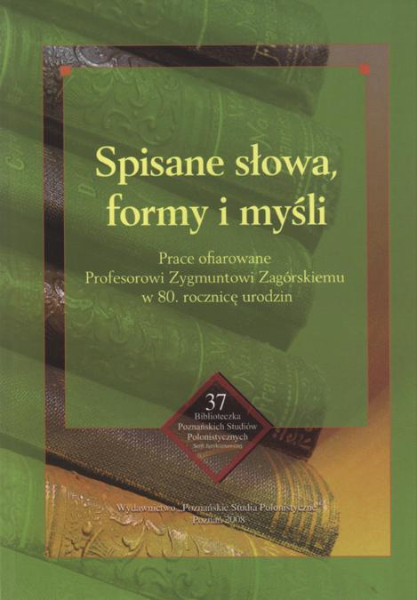 Podstawę zawartych w nich analiz stanowi materiał frazeologiczny zgromadzony w podręcznej kartotece a wynotowany z tekstów publicystycznych, artystycznych i naukowych (z zakresu humanistyki) oraz ze