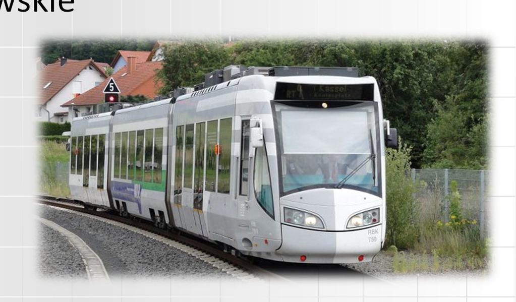 Wrocławski Tramwaj Regionalny(2003) Linie z zastosowaniem Tramwaju Dwusystemowego: Wr. Psie Pole- Długołęka Wr. Zachodni- Kąty Wrocławskie Wr.