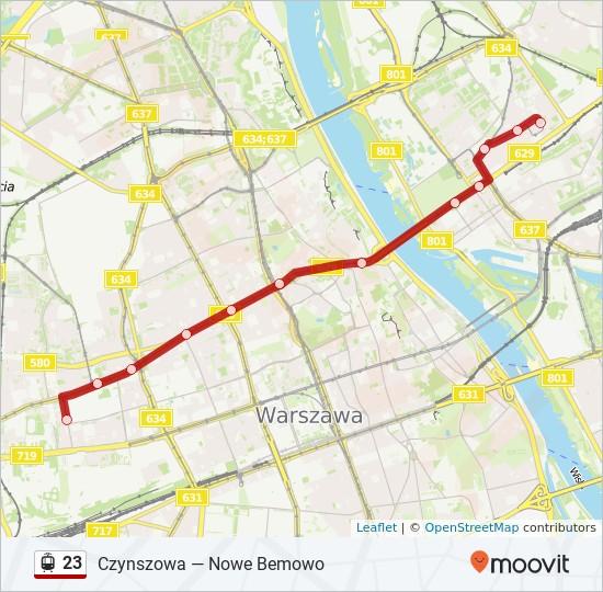 Kierunek: Zjazd Do Zajezdni Wola 12 przystanków Czynszowa 01 Czynszowa, Warszawa Konopacka 01 8 Ulica Konopacka, Warszawa Inżynierska 03 10 Ulica 11 Listopada, Warszawa Dw.