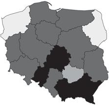 258 Małgorzata Podogrodzka cie związku małżeńskiego były bardzo podobne w sąsiednich województwach i wyraźnie skoncentrowane przestrzennie.