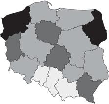 262 Małgorzata Podogrodzka ją się zarówno niskie, jak i wysokie wartości jej względnych przyrostów. Biorąc pod uwagę obszary miejskie, połowę województw ze wzrostem mediany wieku między 1999 a 2001 r.