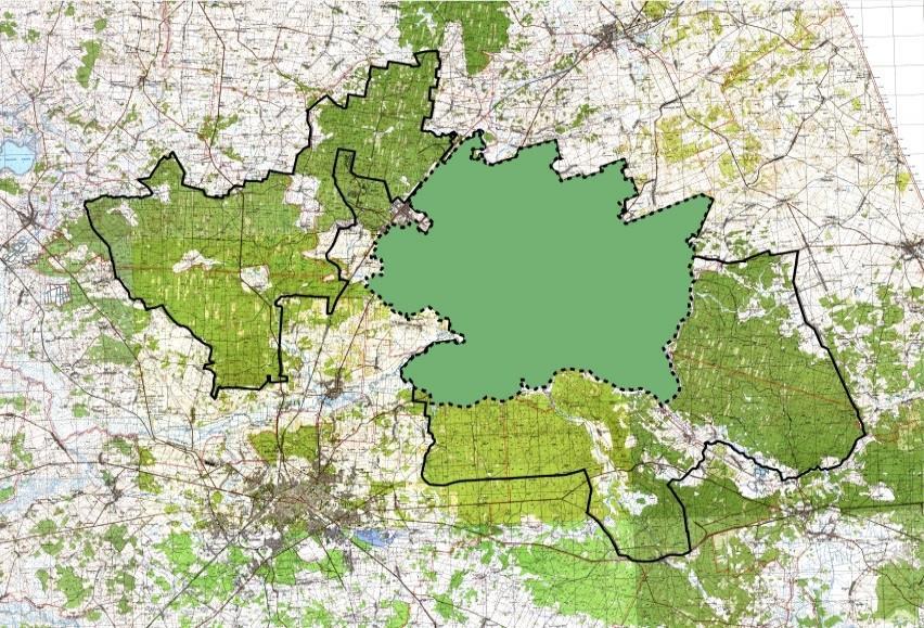 Park utworzono jako 61 Park Krajobrazowy w Polsce. Obejmuje on obszar 11 gmin, 2 powiatów.