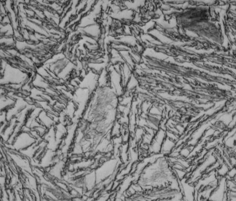 The microstructure of two stage austempered ductile iron: a 1.1, b 1.2, c 2.2 and d 2.2 (magnification x1500) 3.