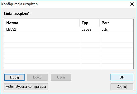 Zakończyć dodawanie urządzeń klawiszem OK. Start misji Wybrać z dolnego paska programu ikonę Start misji (ikona znajduje się po lewej stronie dolnego paska programu).