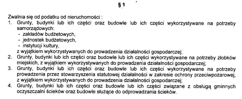 15534 Poz. 3828, 3829, 3830 3829 UCHWAŁA NR XXVI/290/2008 w sprawie zwolnień od podatku rolnego w roku 2009 1591 z późn. zm.) i art. 12 ust. 9 ustawy z dnia 15 li- stopada 1984 r. o podatku rolnym (t.