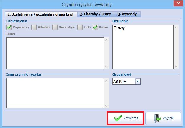 Tworzenie dokumentów w EDM wizyty. Osoba rejestrująca, która wprowadza dane do systemu mmedica, może równocześnie edytować dane, które nie są zapisywane w e-dokumencie wizyty.