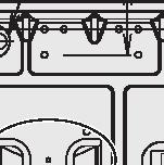 Przymocuj płytę montażową do ściany za pomocą śrub. Zalecane punkty mocowania płyty montażowej i wymiary (jednostka: mm) 9 6. 0 0 00 00 9 6 9.. φ70 φ707.. 60. 6 7 6 78. 0 800 8 60.