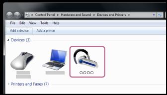 Zostanie odtworzona wskazówka głosowa Bluetooth connected (Nawiązano połączenie Bluetooth). 3. Kliknij opcję [Listen to Music]. Wskazówka Powyższy opis to przykładowa procedura.
