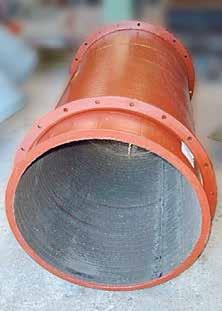 Stożki w separatorze cementu z KALMETALL jako samonośna konstrukcja Dla producenta stali w