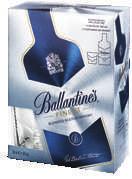 BALLANTINE S 12YO + SZKLANKI BALLANTINE S HARD FIRED 35 49 35