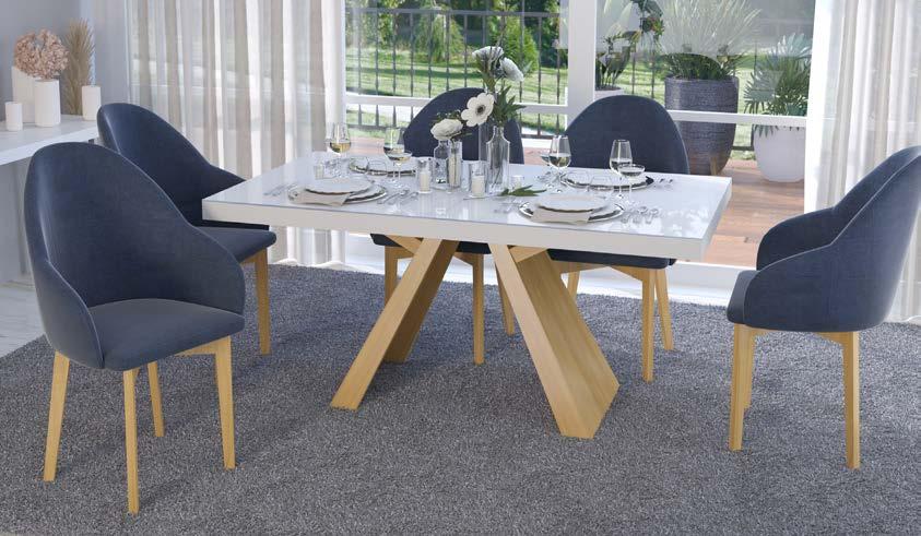 > > In the photo: PLANK table, RYSZARD chairs (presented on page ).