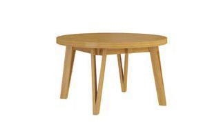 > > Extremely stable construction based on the characteristic strong wood legs complemented by a massive, thick top.