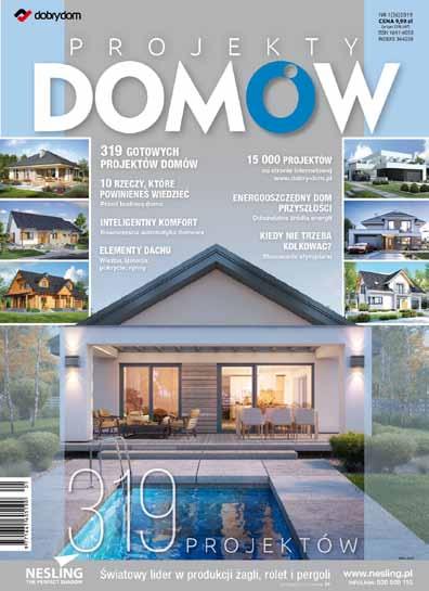 Media kit 2019 PROJEKTY DOMÓW Profil magazynu Projekty Domów to półrocznik ukazujący się na rynku od 1999 roku.