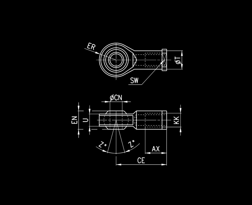 U ISO 4035 Model siłownika D m SW U-2-6 2 M6x 4 0 U-20 6 M8x,25 5 3 U-25-32 20-40 M0x,25 6 7 U-40 50-63 M2x,25 7 9 U-50-63 80 M6x,5 8